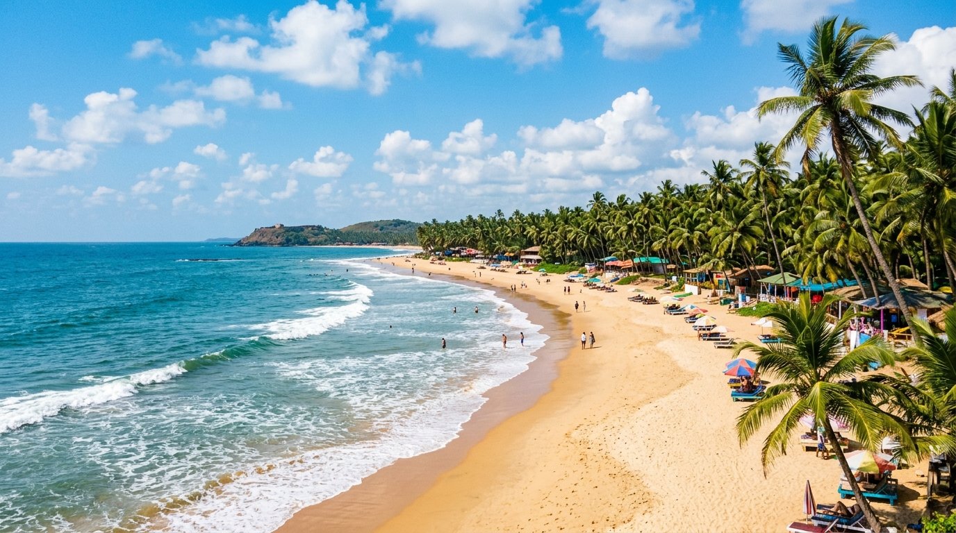 Candolim Goa beach and car rental base