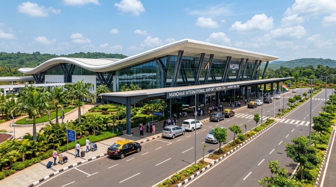Manohar International Airport Mopa Goa car rental pickup